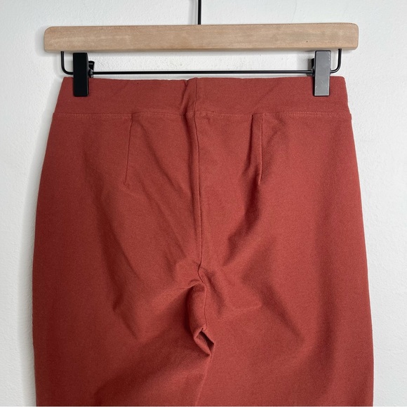 Eileen Fisher Rust Orange Washable Crepe Stretch Slim Ankle Pants Size XXS - Picture 10 of 13